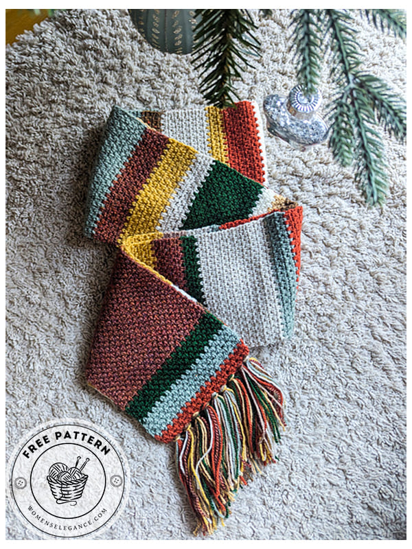 Free crochet scarf patterns for women