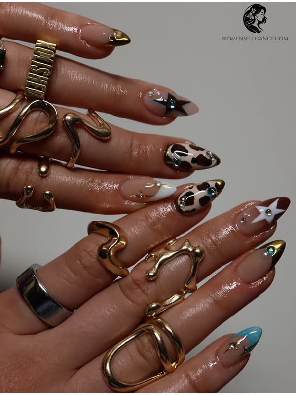 Fresh Spring Nail Art in Soft Pastel Colors