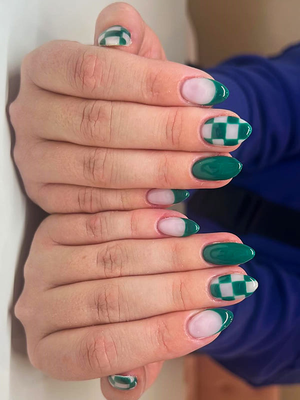 Plaid Pastel Nails for Elegant Spring Style