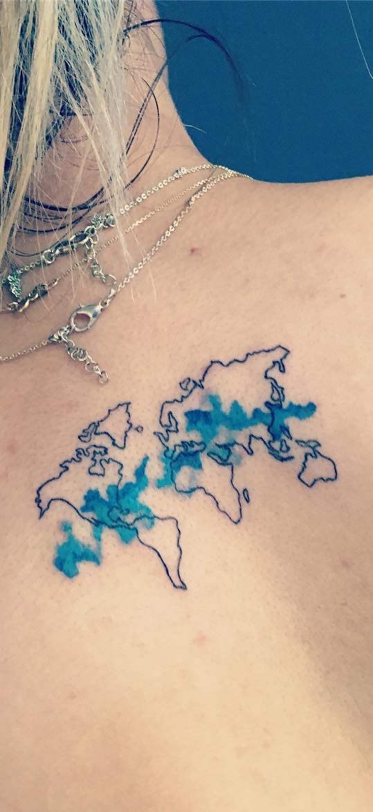 28 Beautiful Earth Tattoo Ideas For Environment Lovers - Tattoo Twist