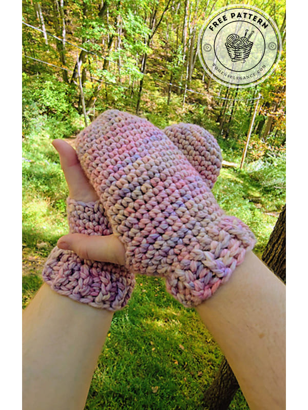 cozy crochet mittens pattern