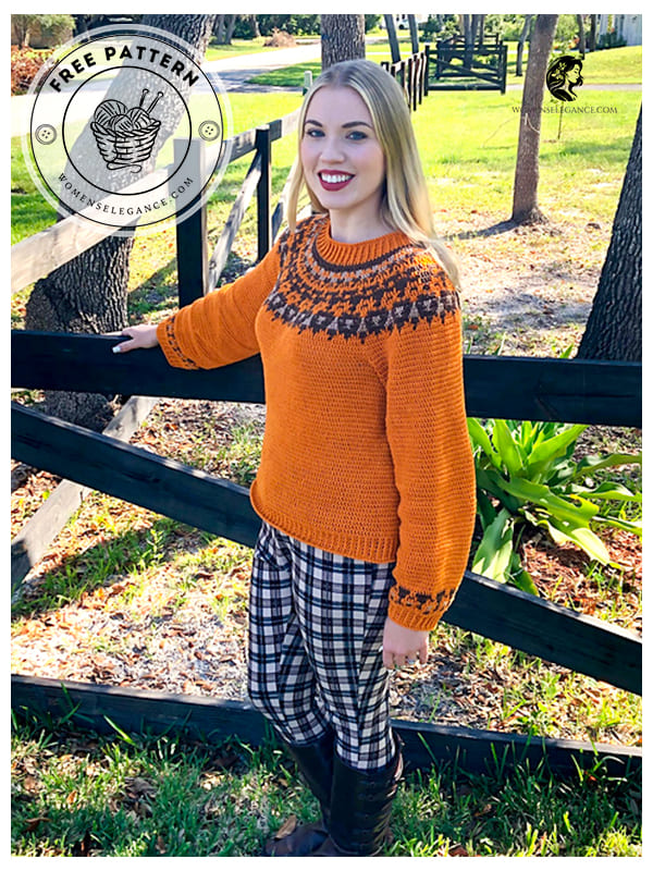 crochet sweater free pattern for beginners