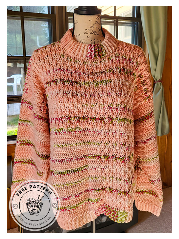 oversized crochet sweater pattern