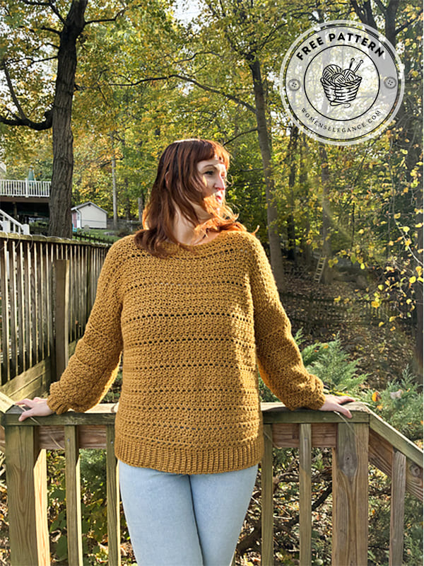 oversized crochet sweater pattern