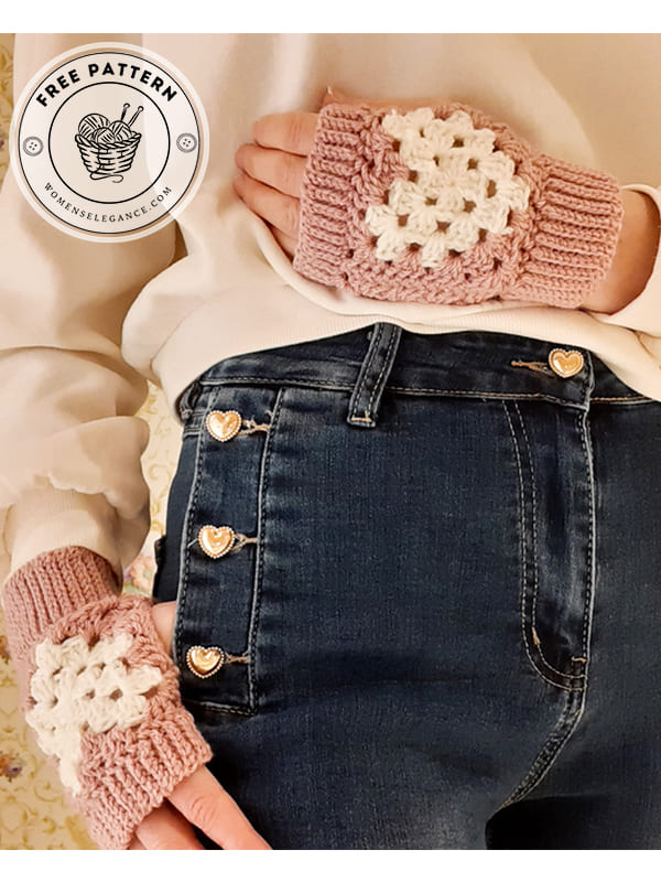 Free Crochet Fingerless Gloves Patterns with Step-by-Step Instructions