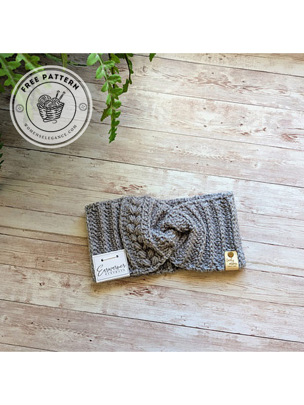 autumn crochet earwarmer pattern
