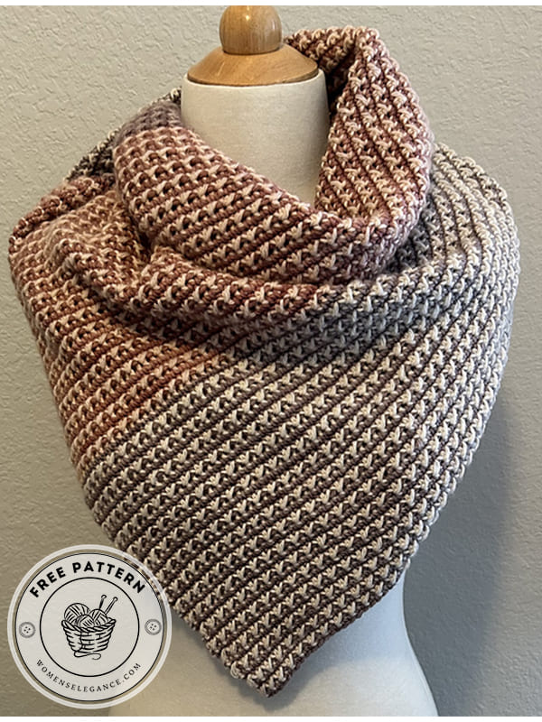 bobble crochet wrap pattern