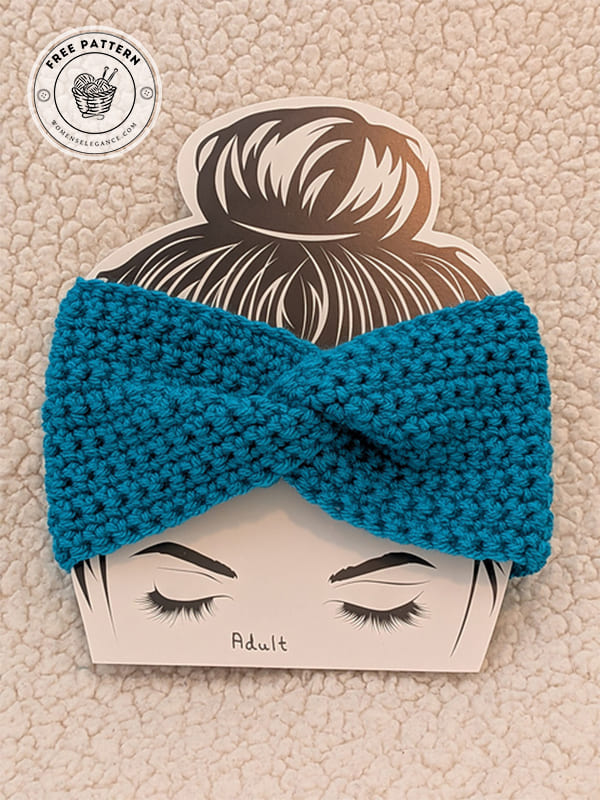 crochet twisted headband pattern