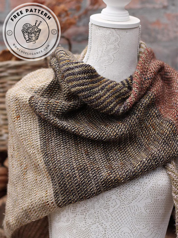 easy tunisian crochet wrap pattern