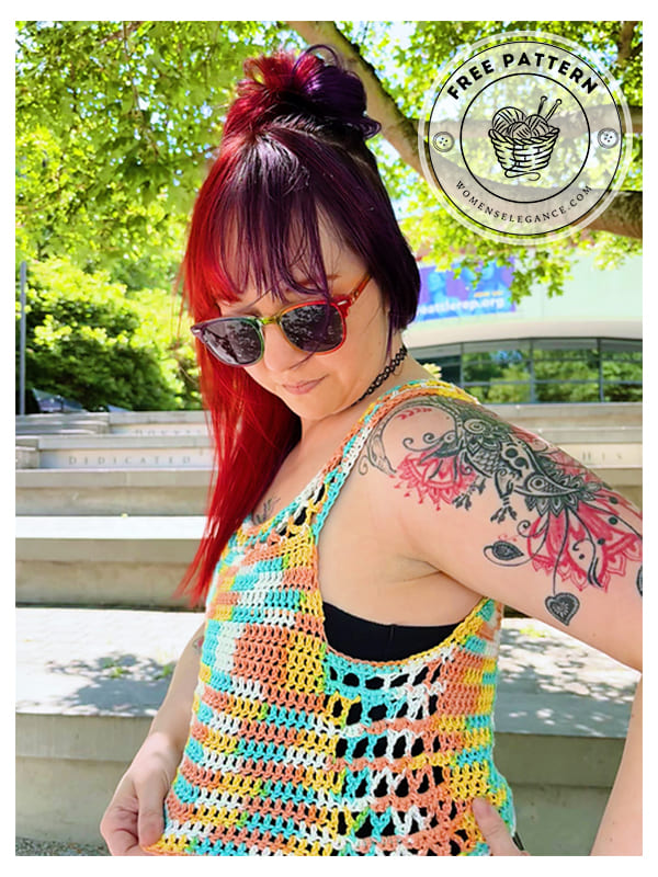 fitted crochet summer top pattern