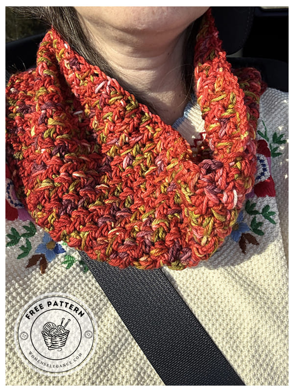 quick and easy crochet cowl pattern