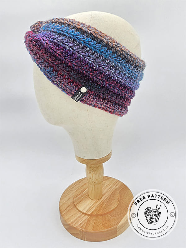 simple crochet earwarmer pattern