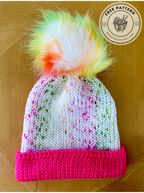slip stitch crochet knit look hat pattern