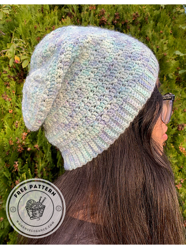 twist stitch crochet hat pattern