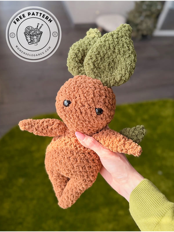 Free mandrake amigurumi pattern