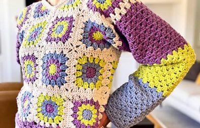 colorful-free-crochet-granny-square-sweater-pattern-for-beginners