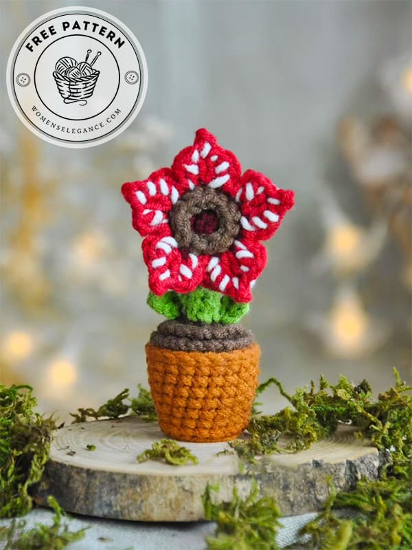 demogorgon crochet flower