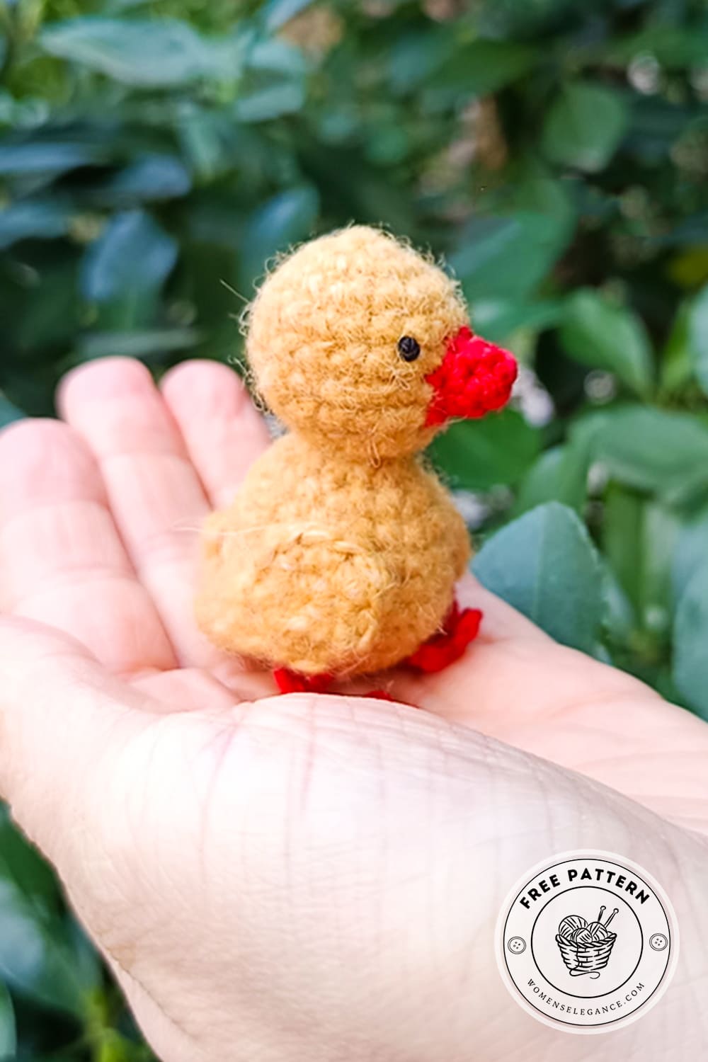 Spring crochet easter chick pattern