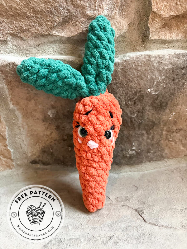 crochet carrot plushie pattern