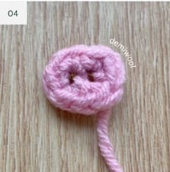 crochet-pig-nose