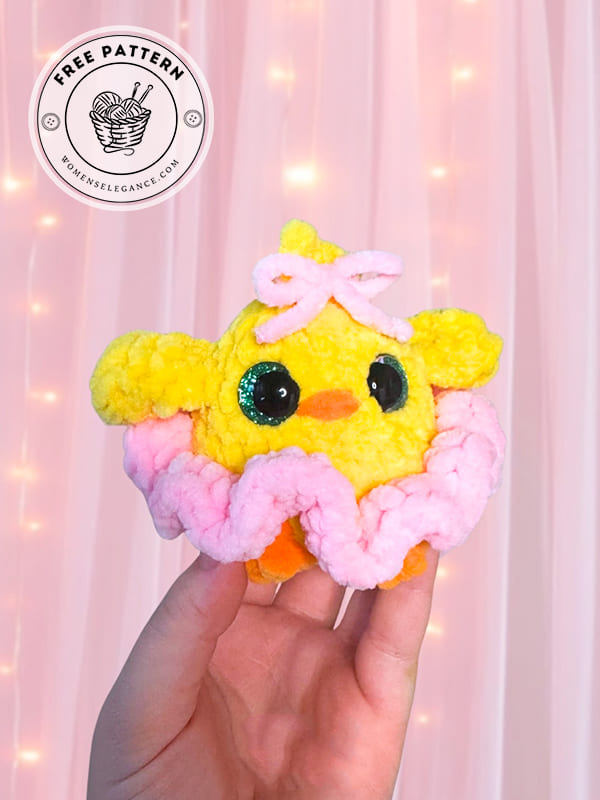 free crochet easter chick pattern for beginners